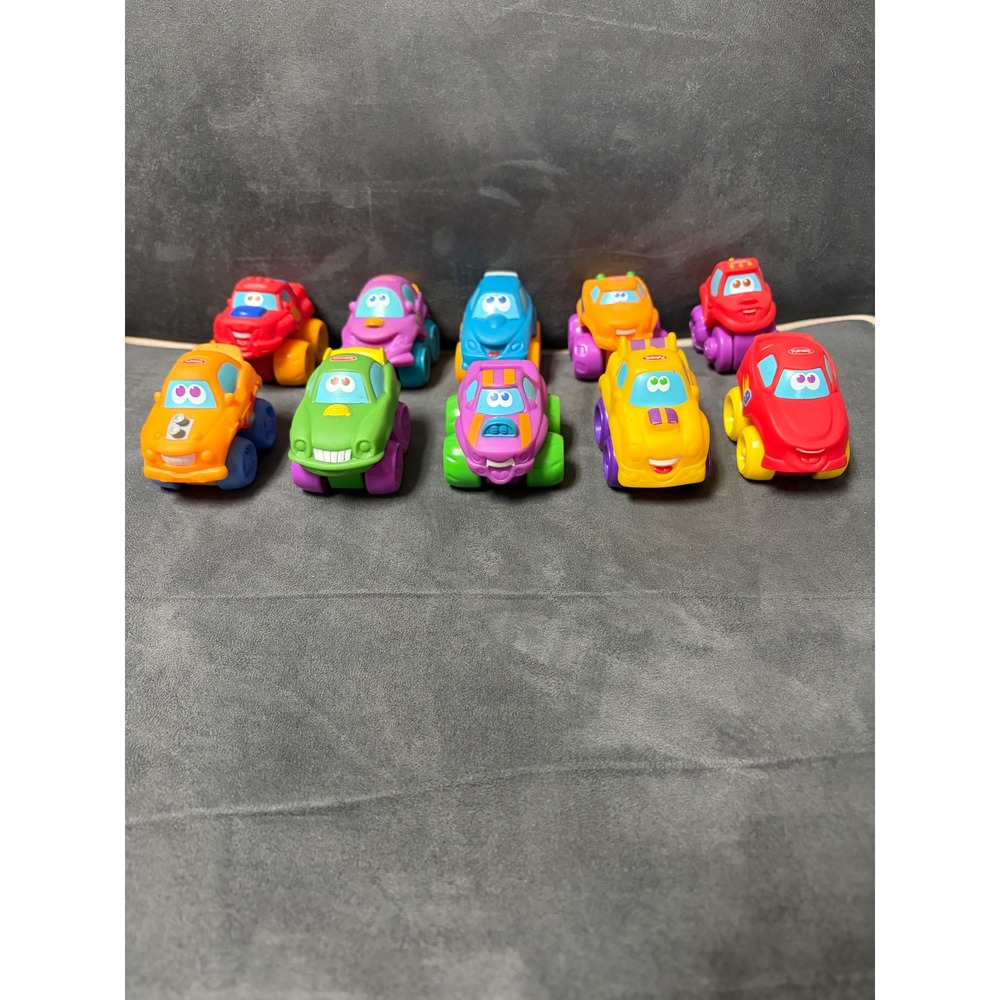 Playskool Lil Chuck & Friends 10 Chunky Mini car Soft Vehicles Toddler Preschool